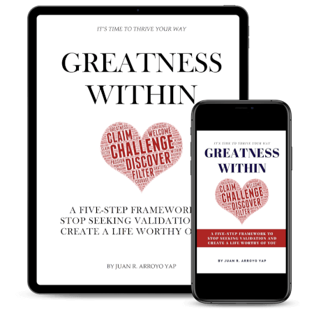 Greatness Within book tablet and smartphone mockups
