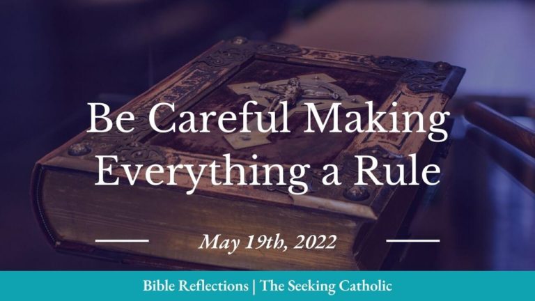 Be Careful Making Everything a Rule