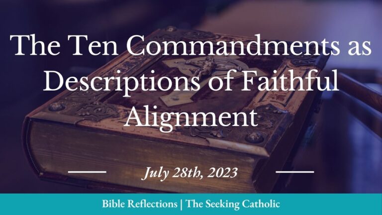 The Ten Commandments as Descriptions of Faithful Alignment